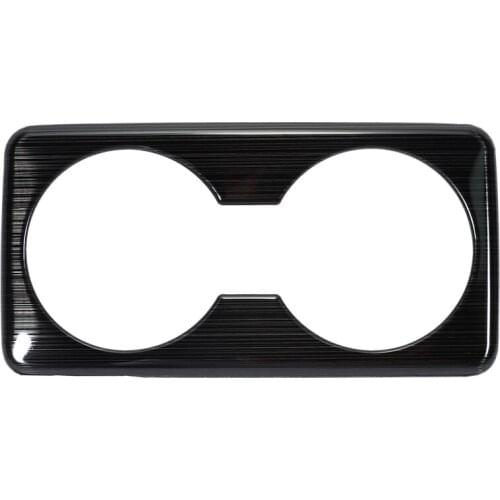 Car Rear Seat Cover Armrest Box Water Cup Decoration Frame with Black Gear Shift Panel Button Switch Cover Trim