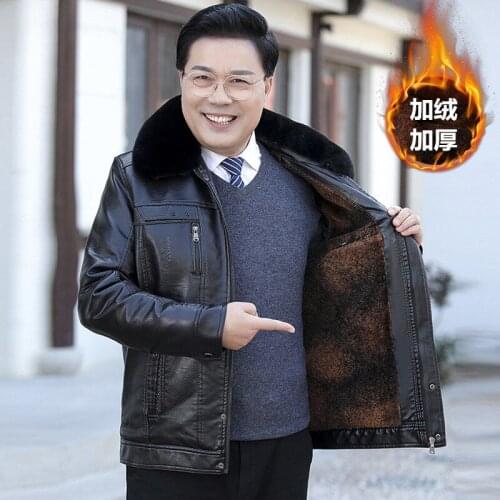 New Mens Wear 2021 Spring Autumn Fashion New Streetwear Male Black PU Leather Oversize Thicken Jacket Loose Zipper Coats Q71