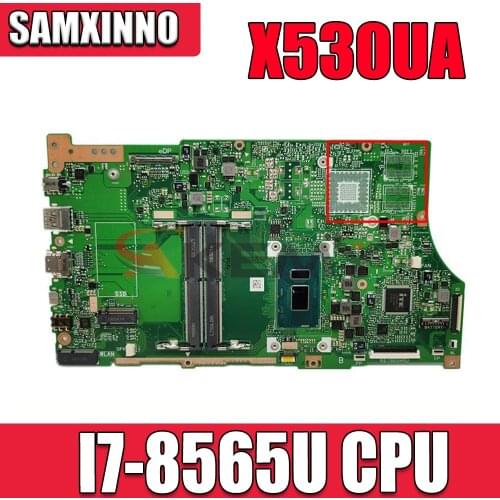 X530UA notebook mainboard For ASUS VivoBook S15 S530U S530UA X530U X530UA X530UN laptop motherboard W/ I7-8565U CPU test 100% ok