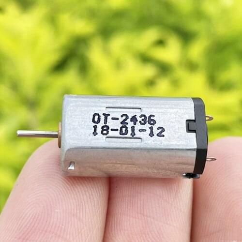 Micro Mini N30 Flat Motor DC 3V 3.7V 34200RPM High Speed Large Torque Carbon Brush Engine for Model Airplane Toy Accessories