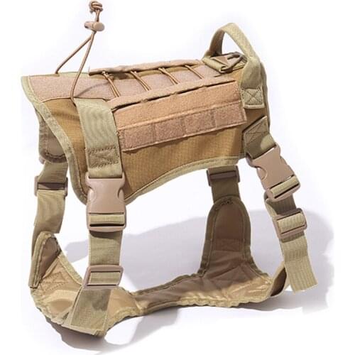 Multifunction Dog Harness Tactical Pet Training Vest Dog Harness And Leash Set For Small Medium Big Dogs