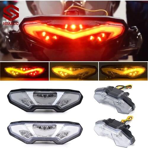 Motorcycle Tail Light for MT09 Tracer 900 GT FZ09 FJ09 MT10 FZ10 Brake Turn Signal Tail Light LED Integrated