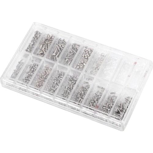 1 Box of Metal Tiny Micro Glasses Set Sunglasses Spectacles Screws Repair Tools