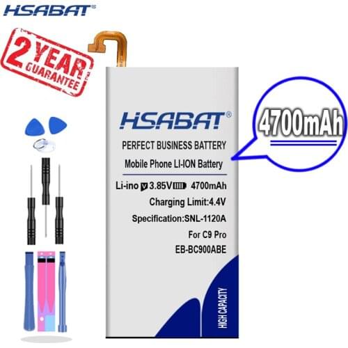 HSABAT 0 Cycle 4700mAh Battery for Samsung Galaxy C9 Pro EB-BC900ABE Galaxy C9 Pro Duos, SM-C9000, SM-C9008, SM-C900F, SM-C900Y