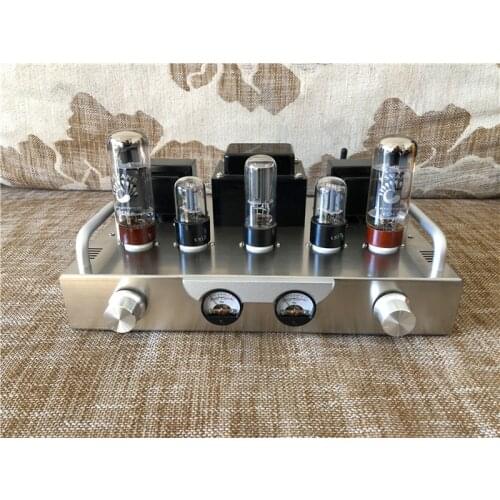 NEW 6N9P EL34 Spartan X1 luxury high-end tube tube amplifier power amplifier DIY KIT 6.5W + 6.5W, frequency response 20hz-20khz