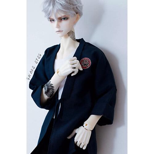 Simple Short Kimono Coat for Bjd 1/4 MSD 1/3,SD13,SD17 Uncle Doll Clothes CMB101