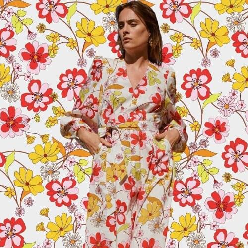 Various Printed Clothing Home Textile Fabric Spring and Summer Comfortable Fabric Custom Fabric