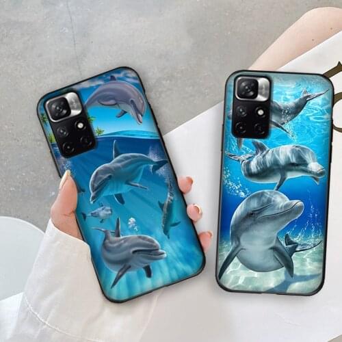 Reall shark Sea fish dolphin Phone Case For Redmi 6 4X 7 7A 8 GO K20 Note 4 4X 5 5A 6 6 Pro 7 8 8pro
