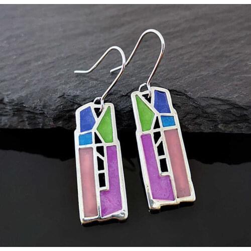 Ear Earrings Hook Dangle Drop Fashion Multi-Color for Women