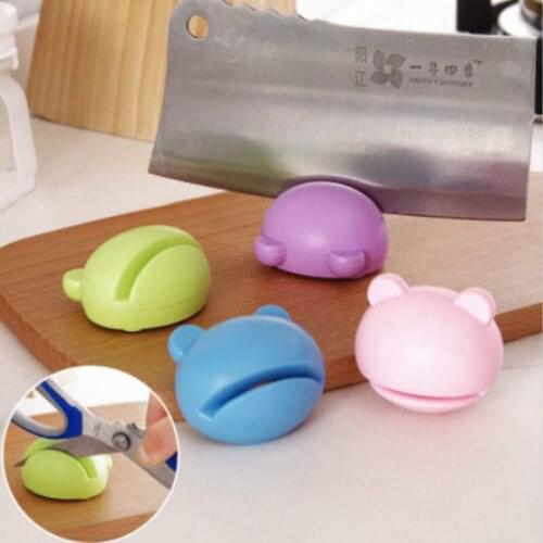 7@# Oneup Practical Two-Stage Tungsten Rod Knife Sharpener Portable Butterfly Type Whetstone Sharpener Sharpening Knives Stone