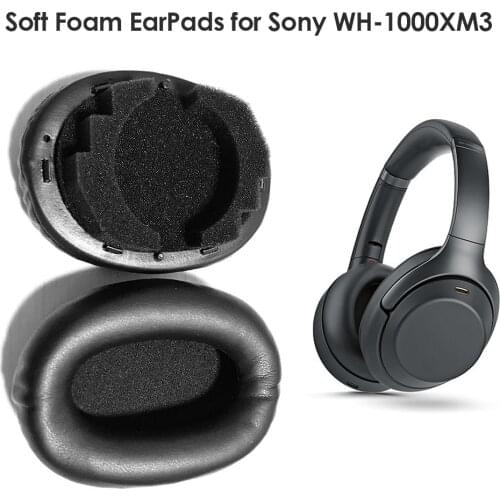 Ear Cover Earpads Repair Parts Replacement Foam Ear Cushions Earpads for Sony WH-1000XM3 Headphones Ear Pads