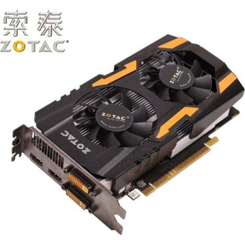 ZOTAC GeForce GTX 650Ti-1GD5 Graphics Cards TSI HA For NVIDIA GT600 GeForce GTX 650 1G Video Card 128bit GD-DR5 Used GTX650