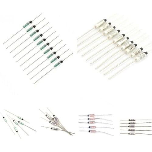 10pcs/lot SF240E SF70E SF91E SF214E SF96E Thermal Fuse 10A 250V Thermal Cutoffs Degree Temperature Fuses New