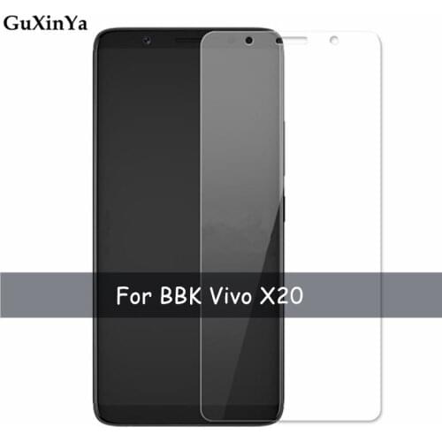 2pcs Tempered Glass Vivo X20 Screen Protector Glass For Vivo X20 Anti-scratch 9H Glass BBK Vivo X20 Phone Film GuxinYa