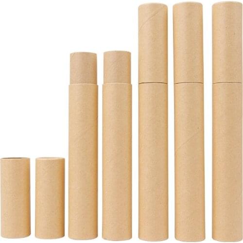 200pcs/lot Kraft Paper Incense Tube Incense Barrel Small Storage Box for pencil Joss Stick Convenient Carrying 2.7cmx20.7m