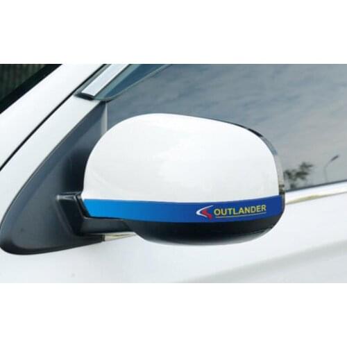 2016-2019 For Mitsubishi outlander high quality stainless steel rearview mirror trim strip auto accessories