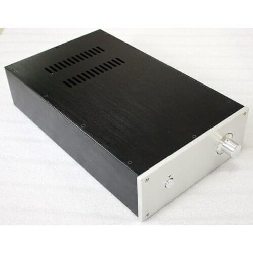 230*90*395mm home audio DIY cabinet shell WA11 aluminum power amplifier case tube power amplifier digital power amplifier box