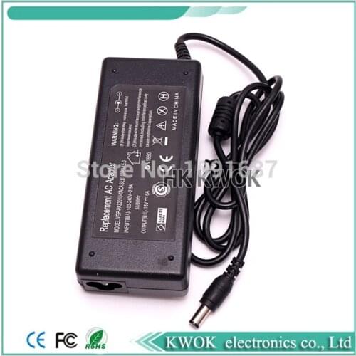 5pcs/lot 15V 6A 6.5*3.0mm AC Adapter Laptop Charger For Toshiba A100 A105 M100 M105 A10 M30 A50 M50 otebook Power Supply