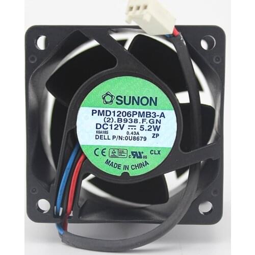 Brand new original 6038 12V 5.2W server fan PMD1206PMB3-A