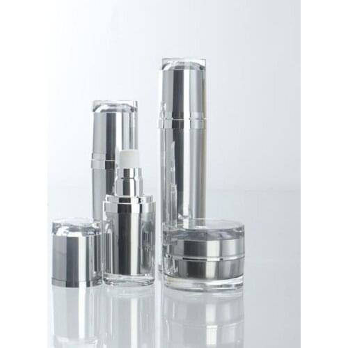 Acrylic Lotion Cream Cosmetic Container Luxury Skin Care Cream Jar Lotion Pump Container Perfume bottles F184