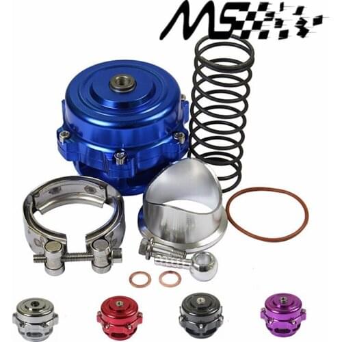 Aluminum 50mm Blow Off Valve Universal Adjustable turbo Blow Off with Flange/blow dump/blow off adaptor