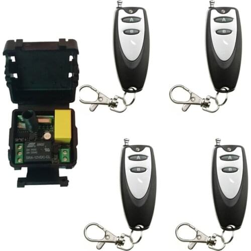 AC 220 V 1CH 10A Relay RF Wireless Remote Control Switch Wireless Light Switch ; Receiver+Transmitter Garage Door lamp/ window