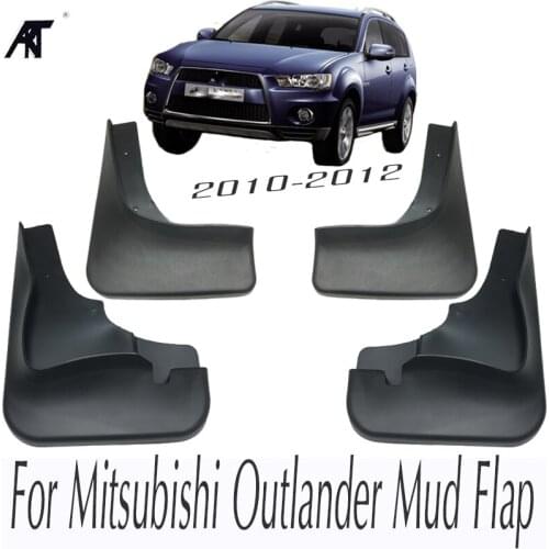 Car Mud Flaps For Mitsubishi Outlander 2010 2011 2012 Front Rear Molded Mudflaps Splash Guards Mud Flap Mudguards Fender