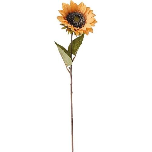 Sunflower Bouquet Artificial Flowers Wedding Home Decor Nordic Retro Handmade Diy Party Silk Fake Sunflowers