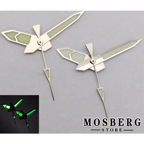 Green Luminous Texture Watches Accessories Watch Hands Fit NH35 NH36 4R35 4R36 7S26 Automatic Movement