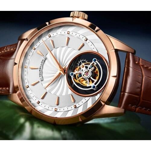 GIV reloj hombre Tourbillon Watch Men Mechanical Wristwatches Skeleton Skelton Wathes Sapphire Watch Watches for Men Luxury 2021