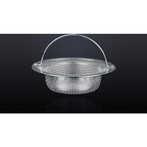 Kitchen Sink Filter Screen Stainless Steel Filter Outlet Filter Screen tToilet Sewer Floor Drain 140mm Prevent Sewer Blockage