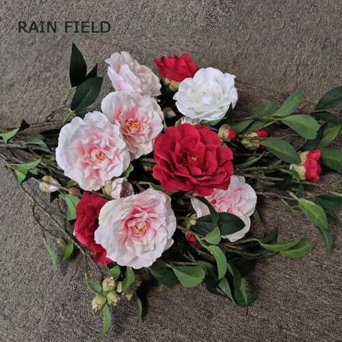 Artificial Flowers for Decoration Eternal Silk Rose Dried Flowers Wedding Flower Decoration Indoor Real Touch Plants