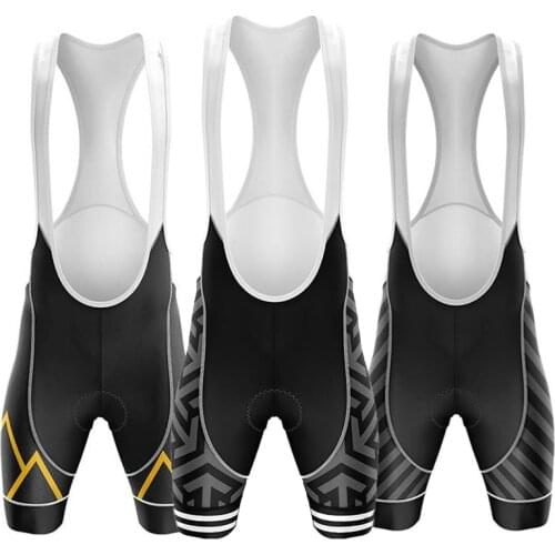 Fashion Cycling Bib Shorts Sets Jumpsuit 9D Gel Pad Shockproof MTB Bicycle Shorts Pants Road Bike Shorts Tights For Man Women