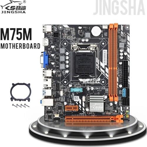 Jingsha Motherboard B75 lga1155 mATX Support LGA 1155 CPU Core I5-3450 I5-3470 USB 3.0 SATA3.0