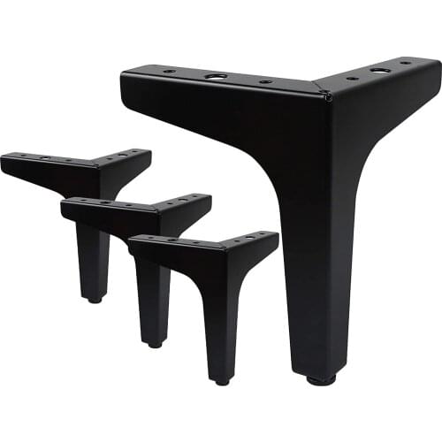4 Pack Furniture Legs, Heavy Duty DIY Furniture Metal Table Legs for Cabinet Wardrobe TV Cabinets Drawers Nightstand