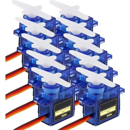 SG90 Mini Gear Micro Servo 9g 1.6KG Mini For RC RC 250 450 Airplane Helicopter Car Vehicle Boat Models Spare Parts