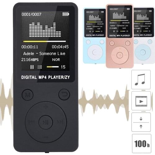 MP3 Walkman Music Player Lossless Sound HIFI Music MP3 Player Support 32G Memory Card FM Recorder Walkman Player Mini MP3