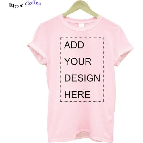 Your OWN Design Brand Logo/Picture Custom Men and women DIY Cotton T shirt Short sleeve Casual T-shirt Tops Tees Mens Clothing