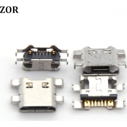 100PCS micro usb jack socket Charge Connector for LG K4(2017)M160 K8 M200N K520,X Cam K580,X Power K220DS/2 Screen K500N K500DS