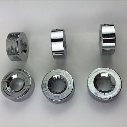 Manual Window Crank Handle Trim Cover Dark Gray Kit Pair of 2 for Ford for Chrysler