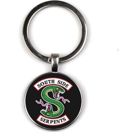Glass keychain RIVERDALE Business Shirt keychain Handmade Personality Photo keychain Archie Andrews keychain