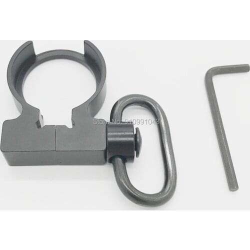 Tactical QD Quick Detach Black End Plate Sling Swivel Adapter Mount for Hunting .223/5.56 Carbines AR15 M4 Rifle
