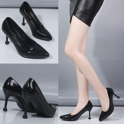 Women Pumps High Heels Shoes Woman Stiletto Pointed Toe Female Sexy Party Shoes Office Lady Wedding Party Plus Size 35-44