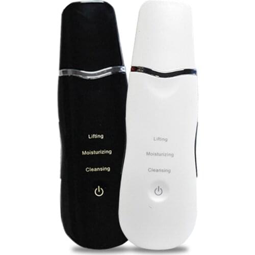 Wireless Ultrasonic Skin Scrubber Cleansing Blackhead Acne Microdermabrasion Exfoliator Pore Ultrasound Facial Cleaner Face Care