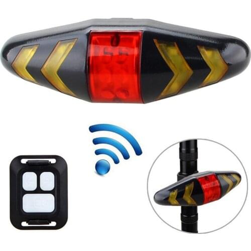 USB Bicycle Bike Light Wireless MTB Road Bike Turn Signal Flashlight Lamp Smart Riding Taillight Headlight Night Warning Lamp