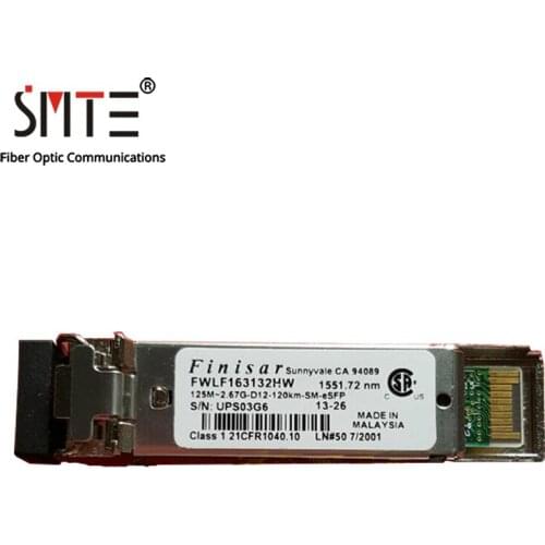 Finisar FWLF163132HW 1551.72NM 125M-2.67G-D13-120KM-SM-ESFP DWDM Fiber Optical Module