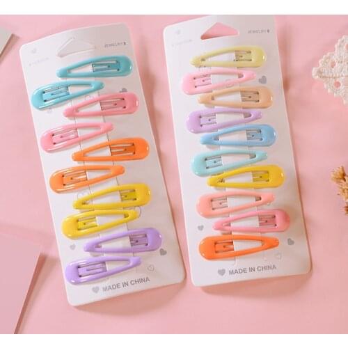 10pcs/lot Hair Clips For Hair Clip Pins BB Hairpins Color Metal For Baby Children Women Girls Lovely Styling Accessorie TXTB1
