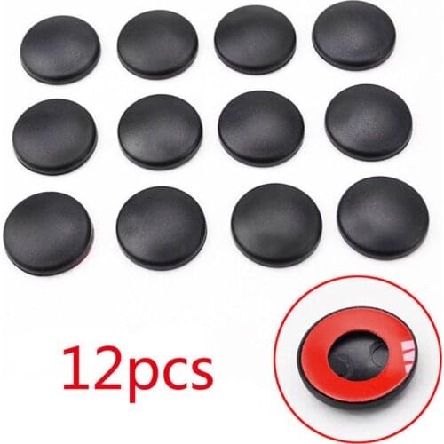 12Pcs Car Door Screws Cap Stickers Protector Anti-Rust Cover Auto Care Durable Screws Cap Accessories