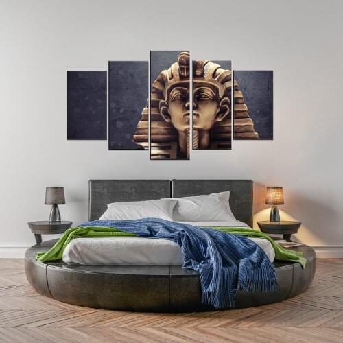 5 Panel Canvas Wall Art The Great Sphinx of Ancient Egypt Modular Picture for Living Room Wall Decor Poster Art Print Home Decor