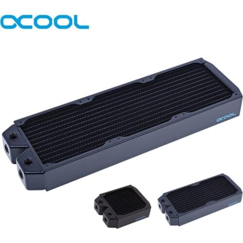 Original Alphacool XT45 Full Copper 120MM,240MM, 360MM,480MM 45mm Thick Water Cooling Radiator Computer Cooler Master